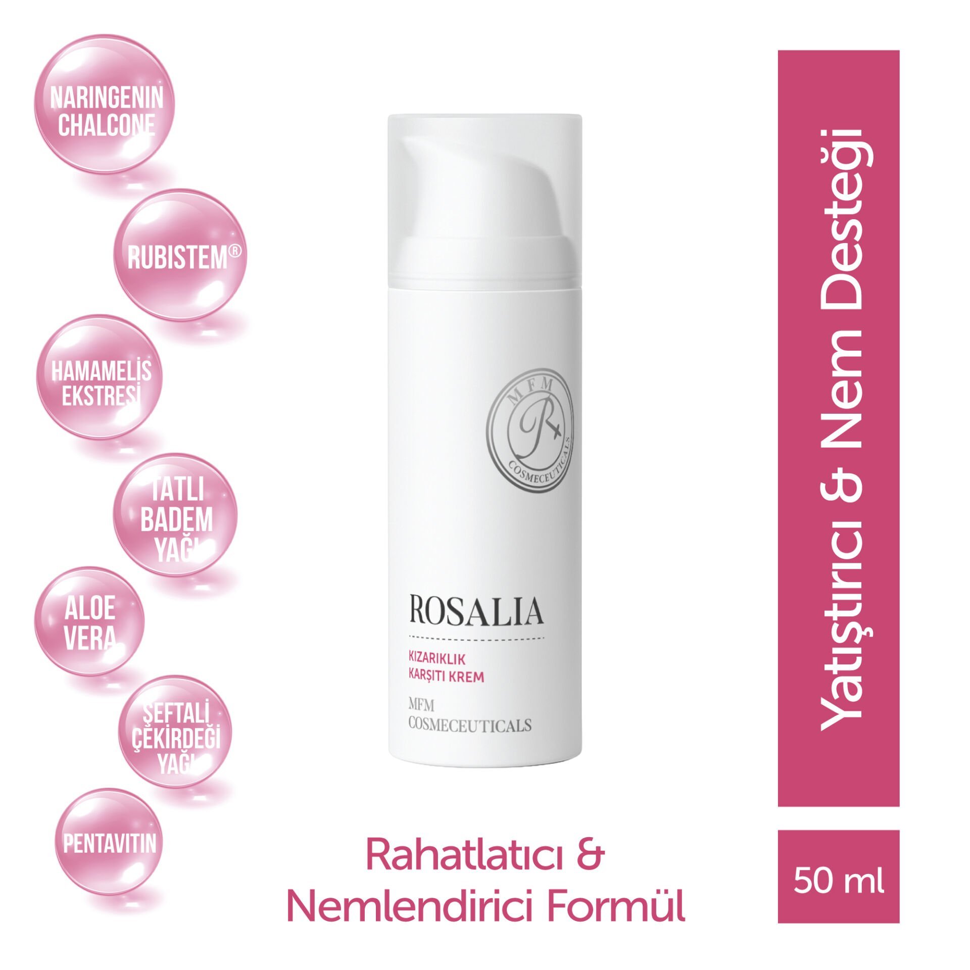 MFM Rosalia Rahatlatıcı Yüz & Boyun Bakım Kremi - 50 ml