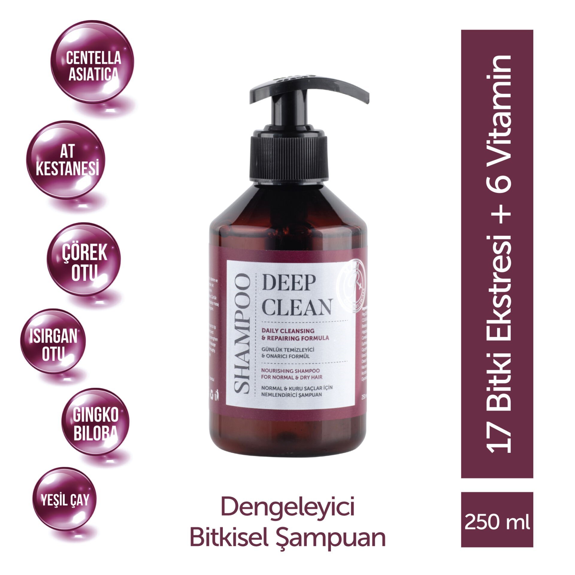 MFM Deep Clean Onarıcı Bakım Şampuanı - 250 ml