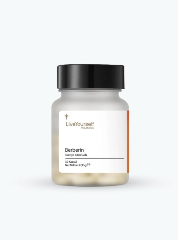 Live Yourself Vitamins Berberin 500 Mg (30 Kapsül)