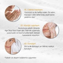 MFM Age Stop Face Foam (Yüz Temizleme Köpüğü) - 150 ml
