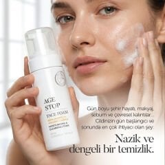 MFM Age Stop Face Foam (Yüz Temizleme Köpüğü) - 150 ml