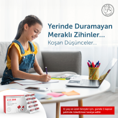 MFM Z.K 200 Amerikan Ginsengi, NADH, DHA, Vitamin ve Çinko İçeren Takviye Edici Gıda (Cereboost, NADH, DHA)  - 30 Kapsül