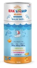 New Life EFA LIQUID Orange - En Yüksek DHA içeren ürün (150 ml)