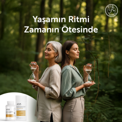 MFM AS5 Rodiola, Çin Geveni (Astragalus Membranaceus), Drococephalum Moldavica, NADH ve L-Sitrulin İçeren Takviye Edici Gıda - 30 Bitkisel Kapsül