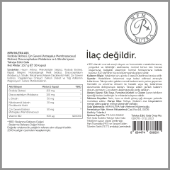 MFM AS5 Rodiola, Çin Geveni (Astragalus Membranaceus), Drococephalum Moldavica, NADH ve L-Sitrulin İçeren Takviye Edici Gıda - 30 Bitkisel Kapsül