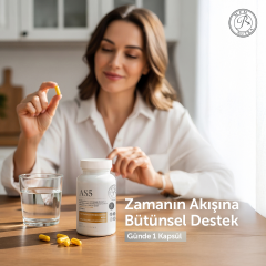 MFM AS5 Rodiola, Çin Geveni (Astragalus Membranaceus), Drococephalum Moldavica, NADH ve L-Sitrulin İçeren Takviye Edici Gıda - 30 Bitkisel Kapsül