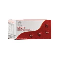 MFM Ervit - 30 Saşe (L-Arjinin, Taurin, Multivitamin ve Multimineral İçeren Takviye Edici Gıda)