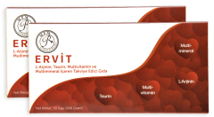 MFM Ervit - 30 Saşe (L-Arjinin, Taurin, Multivitamin ve Multimineral İçeren Takviye Edici Gıda)