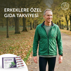 MFM Protamen Enotprost, Pygeum (Afrika Eriği), Cüce Palmiye, Aronya, Bal Kabağı Çekirdeği Ekstresi İçeren Takviye Edici Gıda - 30 Kapsül