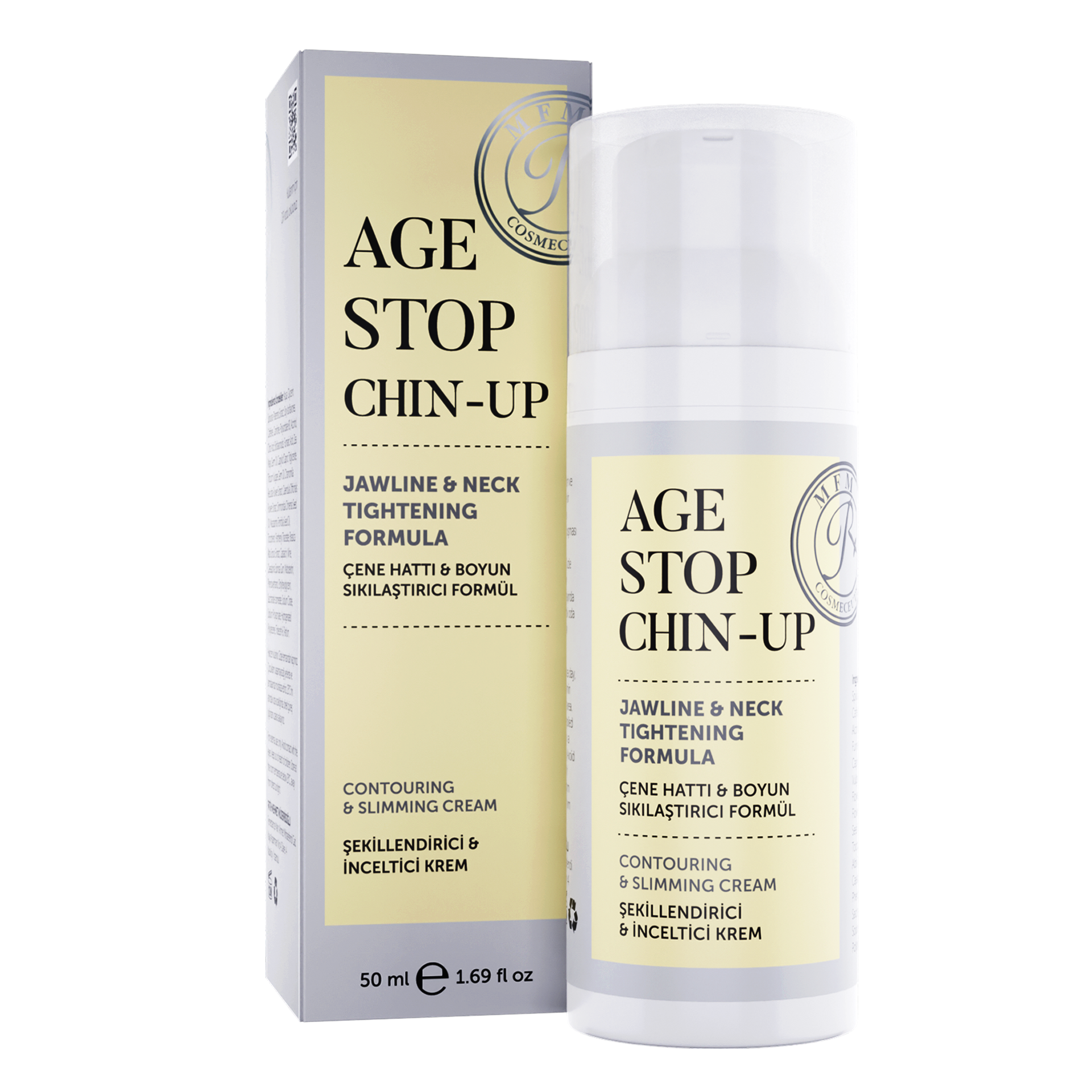 MFM Age Stop Chin-Up Krem (Çene Hattı, Boyun Sıkılaştırıcı Formül) - 50 ml