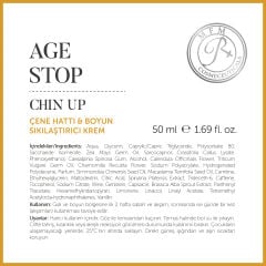 MFM Age Stop Chin-Up Krem (Çene Hattı, Boyun Sıkılaştırıcı Formül) - 50 ml