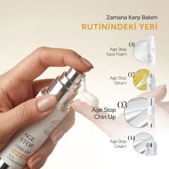 MFM Age Stop Chin-Up Krem (Çene Hattı, Boyun Sıkılaştırıcı Formül) - 50 ml