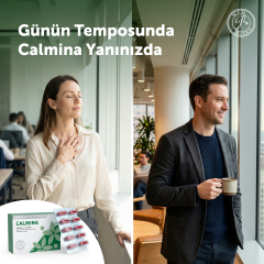 MFM Calmina Rodiola ve L-Teanin İçeren Takviye Edici Gıda (Vitamin B1, B6, B12) - 30 Kapsül