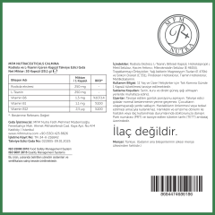 MFM Calmina Rodiola ve L-Teanin İçeren Takviye Edici Gıda (Vitamin B1, B6, B12) - 30 Kapsül