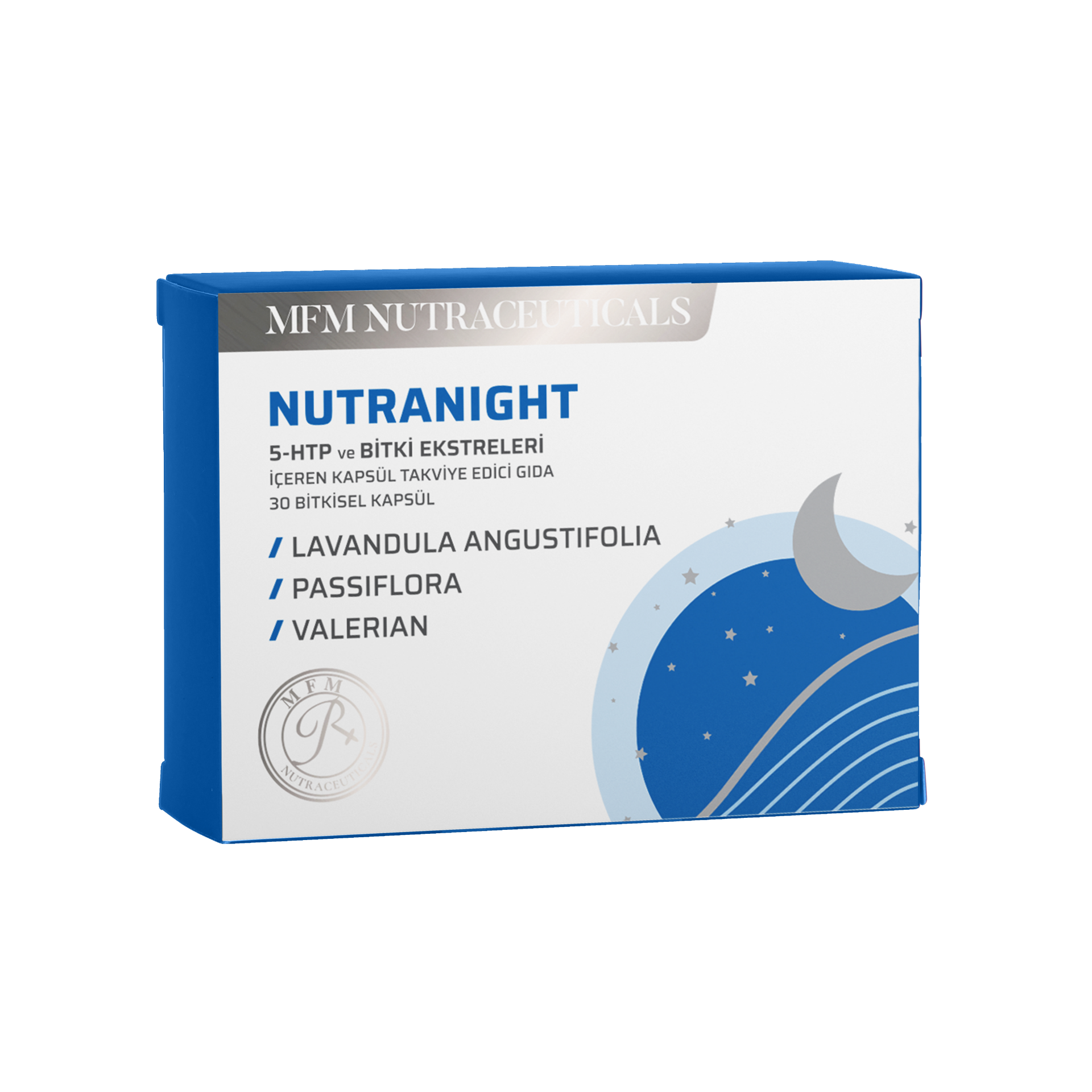 MFM Nutranight 5-HTP ve Bitki Ekstreleri İçeren 30 Bitkisel Kapsül