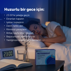 MFM Nutranight 5-HTP ve Bitki Ekstreleri İçeren Kapsül Takviye Edici Gıda (5-HTP, Passiflora, Valerian, Lavanta Ektresi) - 30 Kapsül