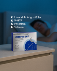 MFM Nutranight 5-HTP ve Bitki Ekstreleri İçeren Kapsül Takviye Edici Gıda (5-HTP, Passiflora, Valerian, Lavanta Ektresi) - 30 Kapsül