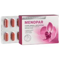 MFM Menopar Vitamin, Mineral ve Bitki Ekstresi İçeren 30 Bitkisel Kapsül