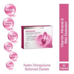 MFM Menopar Vitamin, Mineral ve Bitki Ekstresi İçeren Bitkisel