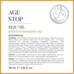 MFM Age Stop Reju Oil (Besleyici & Canlandırıcı Yağ) – 30 ml