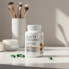 MFM Beauty Cera SNH Seramid, Bitki Ekstreleri ve Koenzim Q10 İçeren Takviye Edici Gıda (Resveratrol, NADH, Biotin, Lutein, Beta Karoten)  - 60 Kapsül