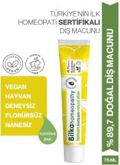 Bilka Homeopati Diş Macunu Complete Natural White Limonlu