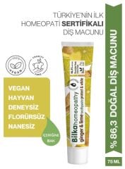 Bilka Homeopati Diş Macunu Complete Zencefil & Limonlu