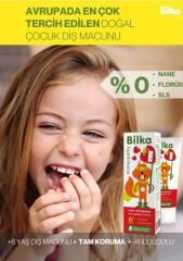 Bilka Homeopati Diş Macunu Çocuk Diş Macunu 6+ Ahududu