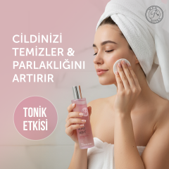 MFM Rose Mist Nemlendiricili Gül Suyu | Pentavitin® & D-Panthenol İçerikli, Gözenek Sıkılaştırıcı 100 ml Sprey