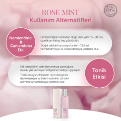 MFM Rose Mist Nemlendiricili Gül Suyu | Pentavitin® & D-Panthenol İçerikli, Gözenek Sıkılaştırıcı 100 ml Sprey