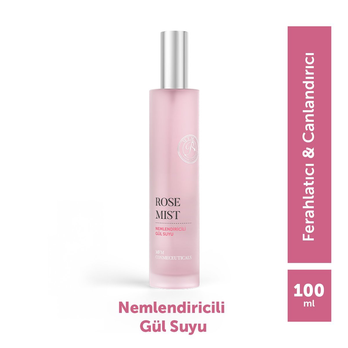 MFM Rose Mist Nemlendiricili Gül Suyu | Pentavitin® & D-Panthenol İçerikli, Gözenek Sıkılaştırıcı 100 ml Sprey