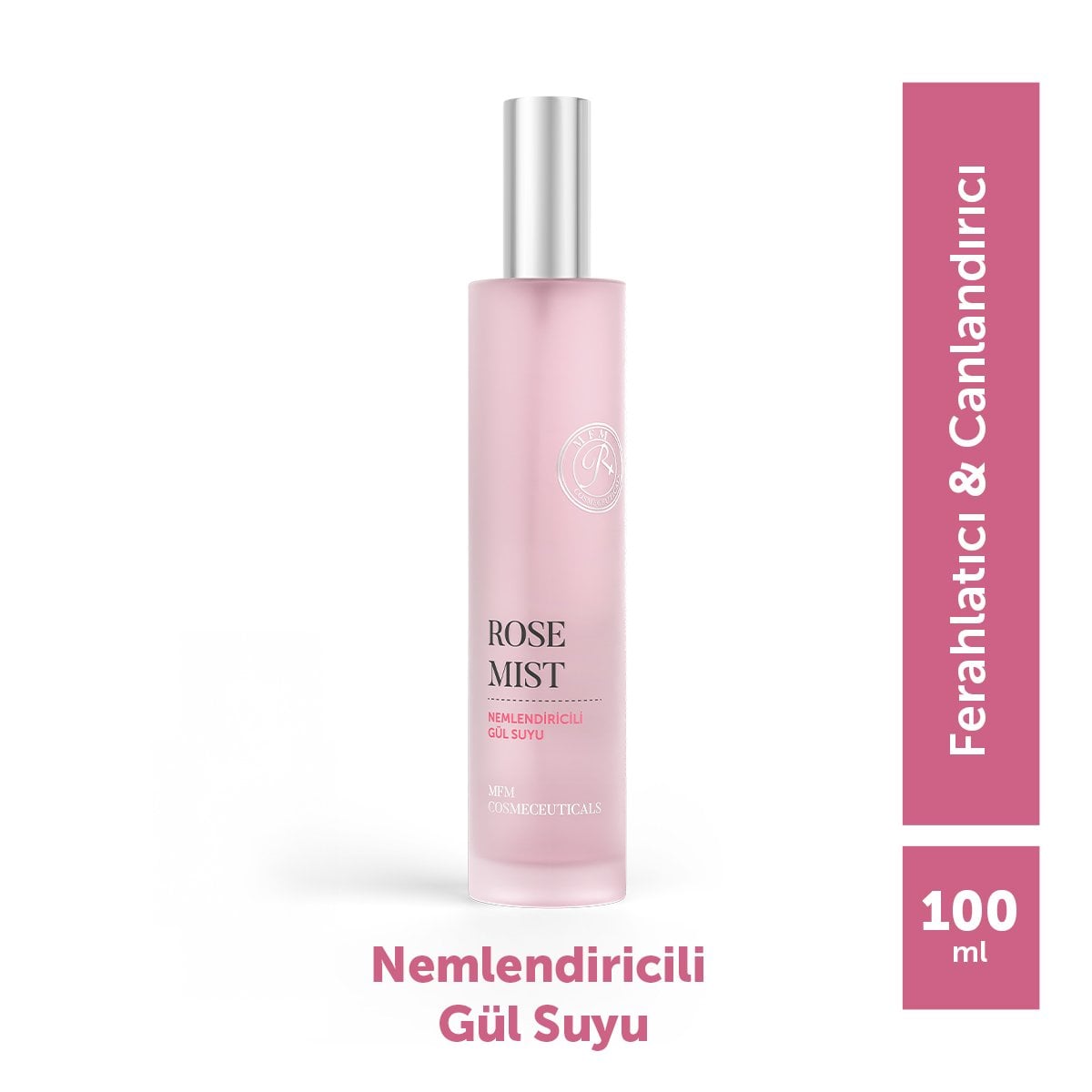 MFM Rose Mist Nemlendiricili Gül Suyu | Pentavitin® & D-Panthenol İçerikli, Gözenek Sıkılaştırıcı 100 ml Sprey